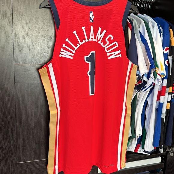 Zion Williamson New Orleans Pelicans Jordan Brand Authentic Jersey - Association - Picture 6 of 8